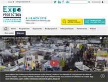 Tablet Screenshot of expoprotection.com